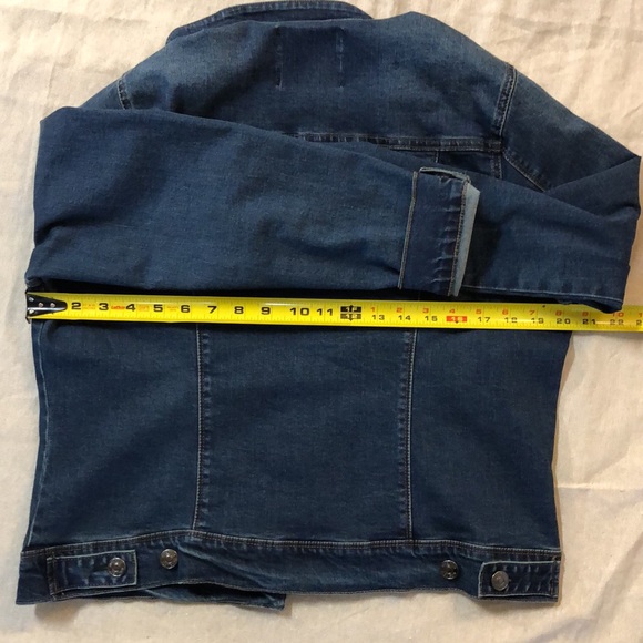 NINE WEST Jeans Denim Jacket sz L - Picture 8 of 9